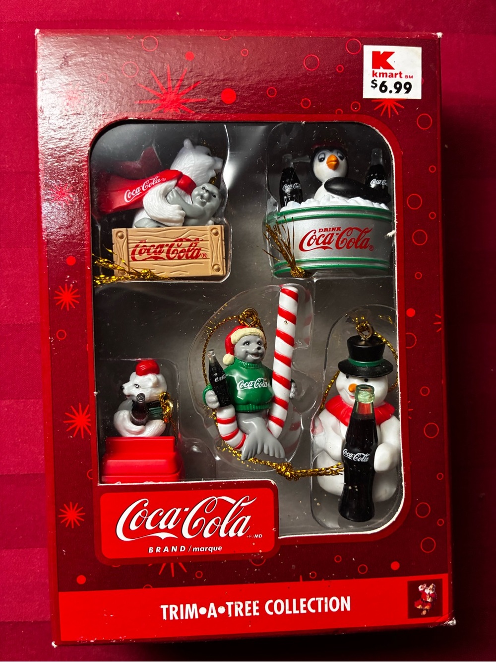 Vintage Coca-Cola Trim-A-Tree Collection Ornament Set – NOS